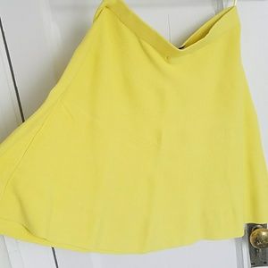 Romeo and Juliet yellow mini skirt